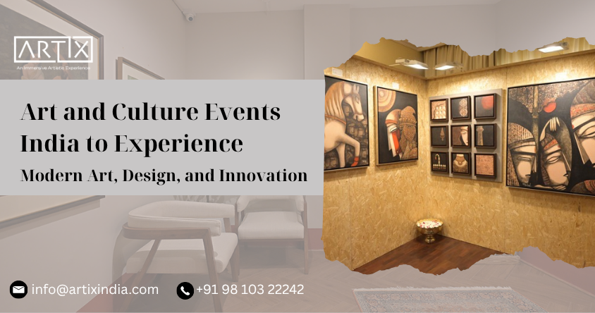Art and culture events in India showcasing modern art and design