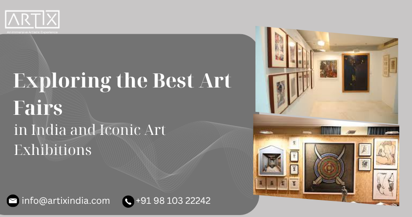 Contemporary artworks displayed at one of the best art fairs in India